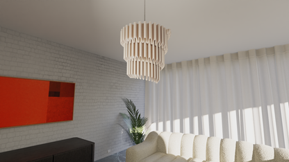 Unfurling Ripple pendant hanging lamp